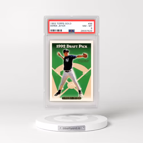 1993 Topps Gold #98 Derek Jeter (PSA 8 NM-MT)
