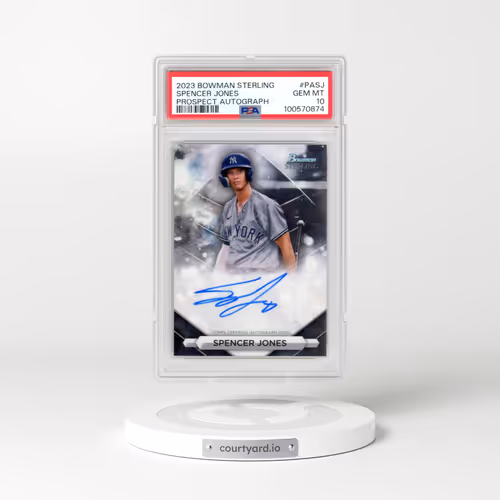 2023 Bowman Sterling Prospect Autographs #PASJ Spencer Jones (PSA 10 GEM MINT)