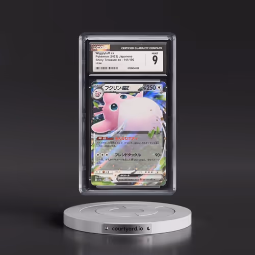 2023 Shiny Treasure ex #141/190 Wigglytuff ex - Holo (CGC 9 MINT)