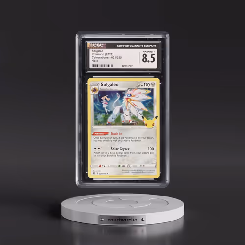 2021 Celebrations #021/025 Solgaleo - Holo (CGC 8.5 NM-MT+)