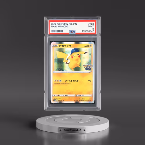 2022 Pokémon Go #028 Pikachu - Holo (PSA 9 MINT)