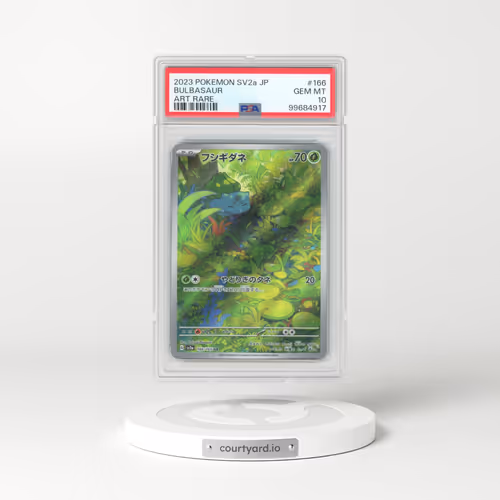 2023 Pokémon Sv2a-Pokemon 151 #166 Bulbasaur - Art Rare (PSA 10 GEM MINT)