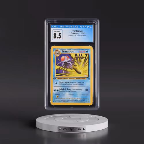 1999 Fossil #44/62 Tentacruel - 1st Edition 1st Edition (CGC 8.5 NM-MT+)