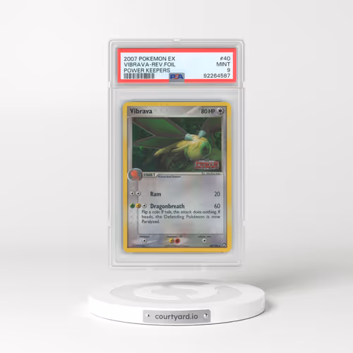 2007 Pokémon EX Power Keepers #40 Vibrava - Reverse Foil (PSA 9 MINT)