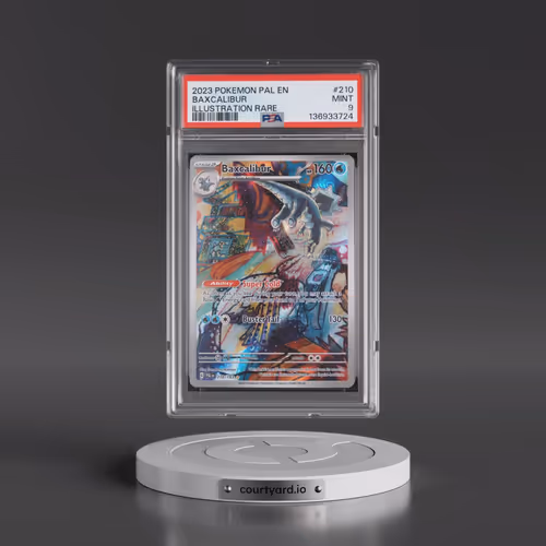 2023 Pokémon Pal EN-Paldea Evolved #210 Baxcalibur - Illustration Rare (PSA 9 MINT)