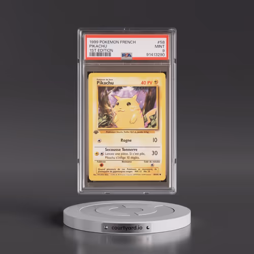 1999 Pokémon #58 Pikachu - 1st Edition (PSA 9 MINT)