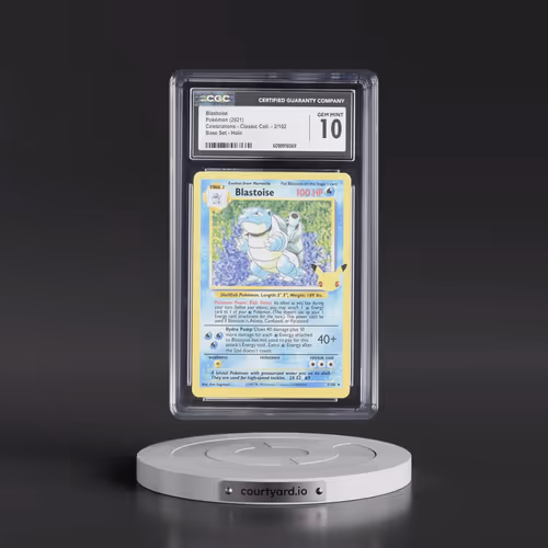 2021 Celebrations - Classic Collection #2/102 Blastoise - Base Set Holo (CGC 10 GEM MINT)