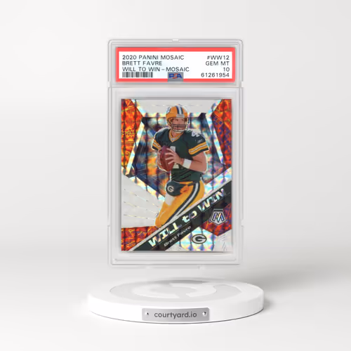2020 Panini Mosaic Will to Win #WW12 Brett Favre - Mosaic (PSA 10 GEM MINT)