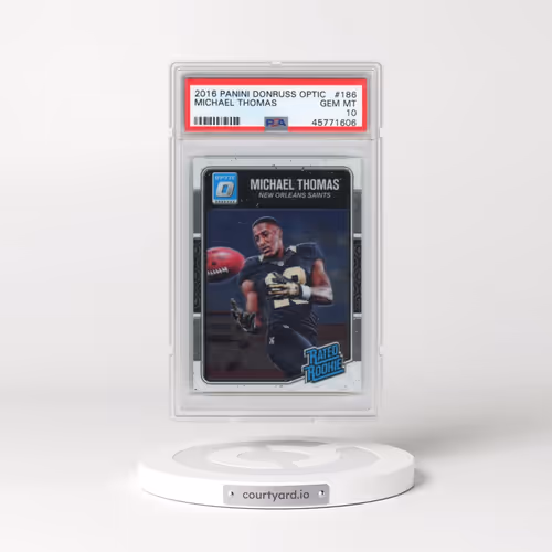 2016 Panini Donruss Optic #186 Michael Thomas (PSA 10 GEM MINT)