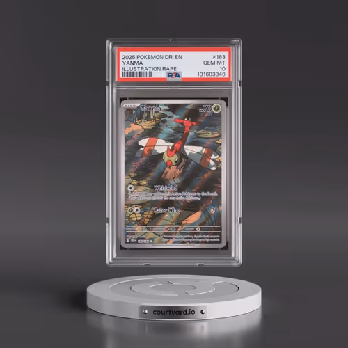 2025 Pokémon Dri EN-Destined Rivals #183 Yanma - Illustration Rare (PSA 10 GEM MINT)