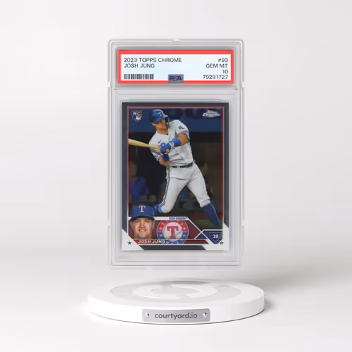 2023 Topps Chrome #93 Josh Jung (PSA 10 GEM MINT)
