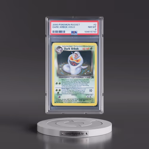 2000 Pokémon Rocket #2 Dark Arbok - Holo (PSA 8 NM-MT)