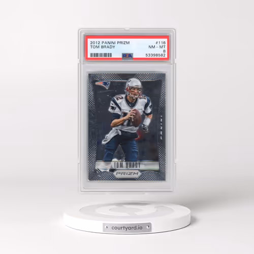 2012 Panini Prizm #116 Tom Brady (PSA 8 NM-MT)