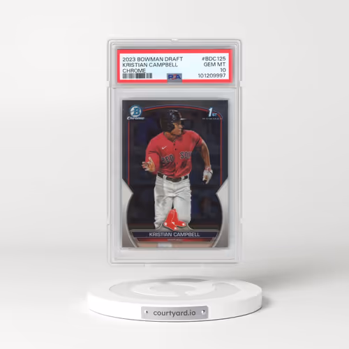 2023 Bowman Draft #BDC125 Kristian Campbell - Chrome (PSA 10 GEM MINT)