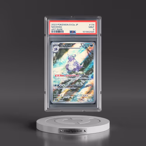 2023 Pokémon Sv2a-Pokemon 151 #174 Nidoking - Art Rare (PSA 9 MINT)