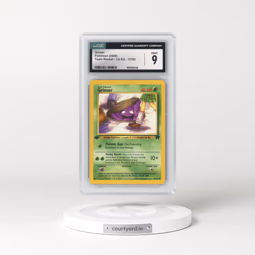 2000 Team Rocket #57/82 Grimer - 1st Edition 1st Edition (CGC 9 MINT)