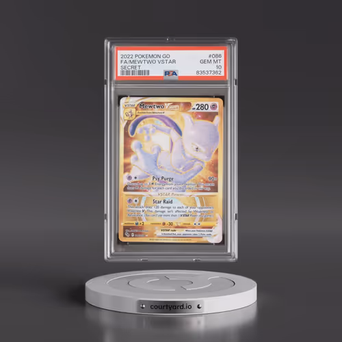 2022 Pokémon Go #086 Mewtwo Vstar - Full Art Secret (PSA 10 GEM MINT)