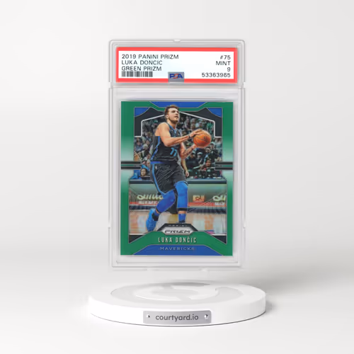 2019 Panini Prizm #75 Luka Doncic - Green Prizm (PSA 9 MINT)