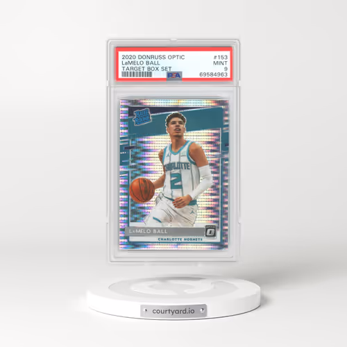 2020 Panini Donruss Optic #153 LaMelo Ball - Target Box Set (PSA 9 MINT)