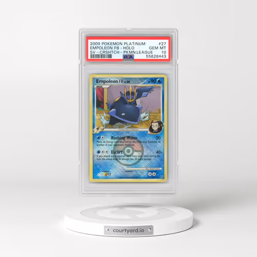2009 Pokémon Platinum Supreme Victors #27 Empoleon FB - Holo Crosshatch-2010 Pokemon League (PSA 10