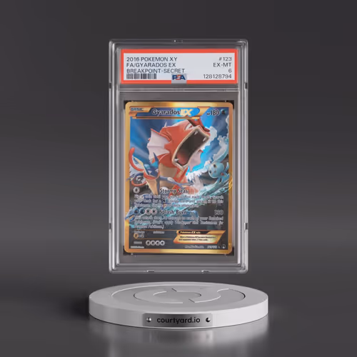 2016 Pokémon XY Breakpoint #123 Gyarados EX - Holo Full Art Secret (PSA 6 EX-MT)