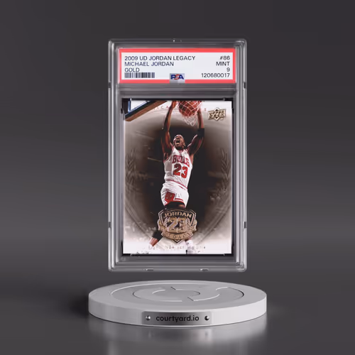 2009 Upper Deck Jordan Legacy Gold #86 Michael Jordan (PSA 9 MINT)