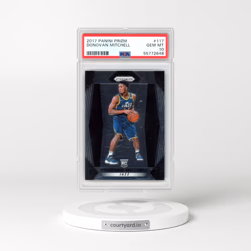 2017 Panini Prizm #117 Donovan Mitchell (PSA 10 GEM MINT)