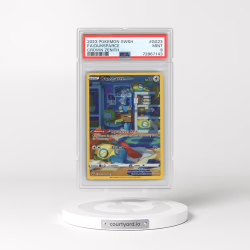 2023 Pokémon Sword and Shield Crown Zenith #GG23 Dunsparce - Full Art (PSA 9 MINT)