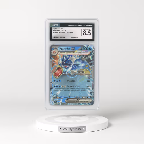 2023 Scarlet & Violet #045/198 Gyarados ex (CGC 8.5 NM-MT+)