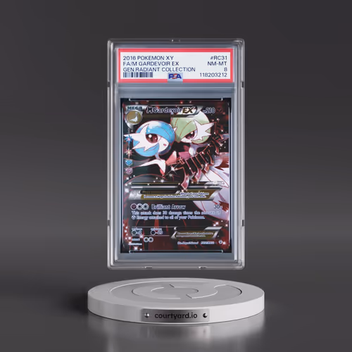 2016 Pokémon XY Generations Radiant Collection #RC31 M Gardevoir EX - Holo Full Art (PSA 8 NM-MT)