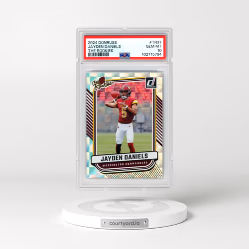 2024 Panini Donruss the Rookies #TR37 Jayden Daniels (PSA 10 GEM MINT)