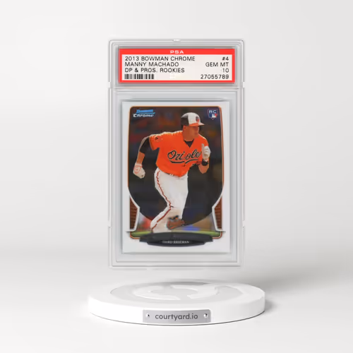 2013 Bowman Chrome Draft Picks & Prospects Rookies #4 Manny Machado (PSA 10 GEM MINT)