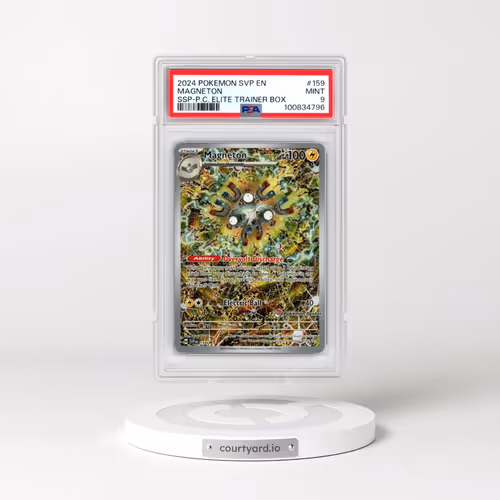 2024 Pokémon Svp EN-SV Black Star Promo #159 Magneton - Surging Sparks Pokemon Center Elite Trainer