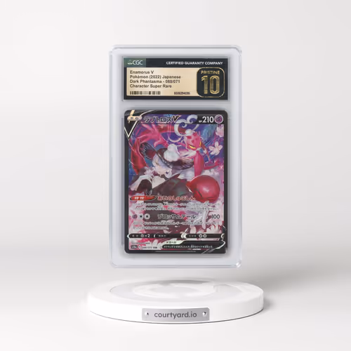 2021 Dark Phantasma #088/071 Enamorus V - Holo Character Super Rare (CGC 10 PRISTINE)