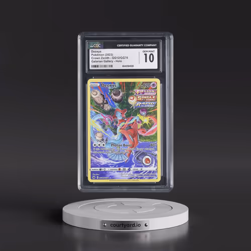 2023 Crown Zenith #GG12/GG70 Deoxys - Galarian Gallery Holo (CGC 10 GEM MINT)