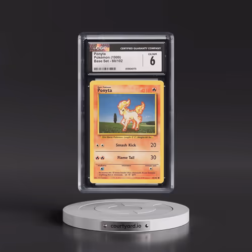 1999 Base Set #60/102 Ponyta (CGC 6 EX-NM)
