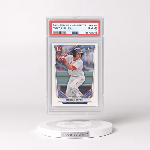 2014 Bowman Prospects #BP109 Mookie Betts (PSA 10 GEM MINT)