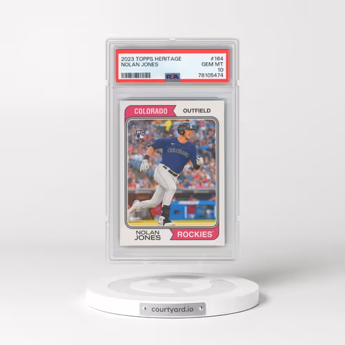 2023 Topps Heritage #164 Nolan Jones (PSA 10 GEM MINT)