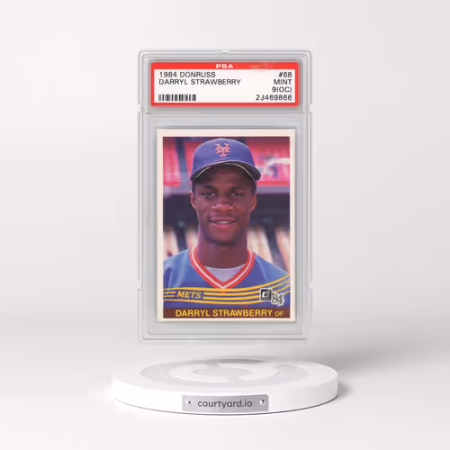 1984 Donruss #68 Darryl Strawberry (PSA 9 MINT)