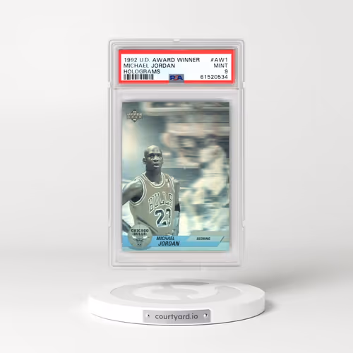1992 Upper Deck Award Winner Hologram #AW1 Michael Jordan (PSA 9 MINT)