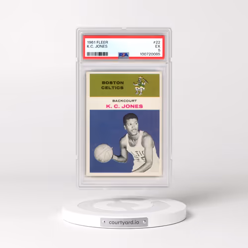 1961 Fleer #22 K.C. Jones (PSA 5 EX)
