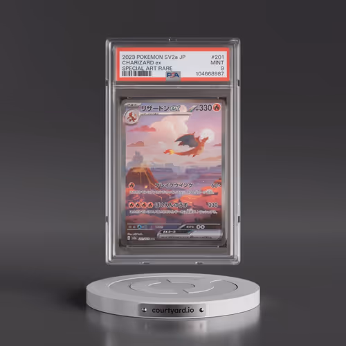 2023 Pokémon Sv2a-Pokemon 151 #201 Charizard EX - Holo Special Art Rare (PSA 9 MINT)