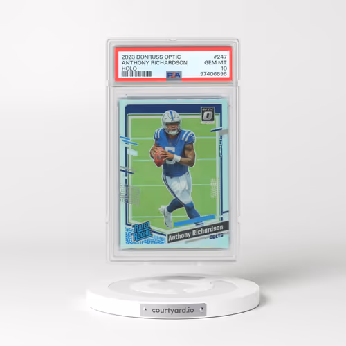 2023 Panini Donruss Optic #247 Anthony Richardson - Holo (PSA 10 GEM MINT)