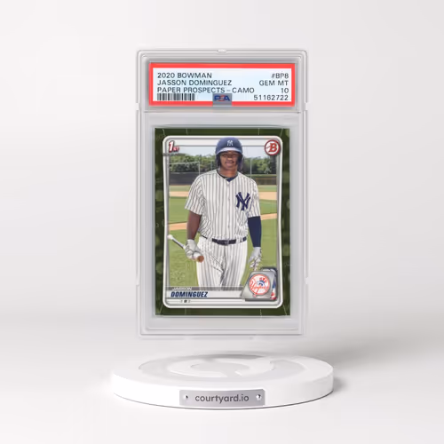 2020 Bowman Paper Prospects #BP8 Jasson Dominguez - Camo (PSA 10 GEM MINT)