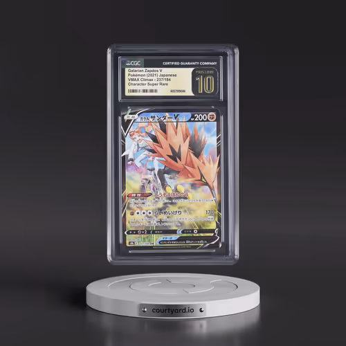 2021 VMAX Climax #237/184 Galarian Zapdos V - Holo Character Super Rare (CGC 10 PRISTINE)