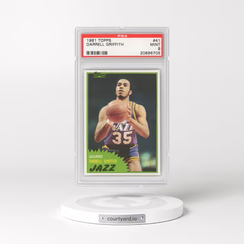 1981 Topps #41 Darrell Griffith (PSA 9 MINT)