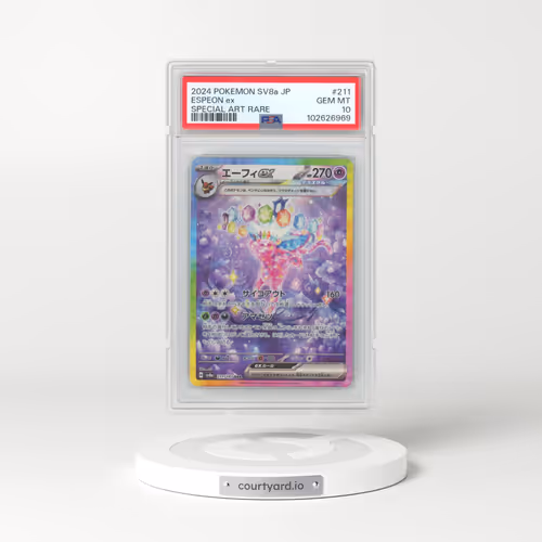 2024 Pokémon Sv8a-Terastal Fest EX #211 Espeon EX - Holo Special Art Rare (PSA 10 GEM MINT)