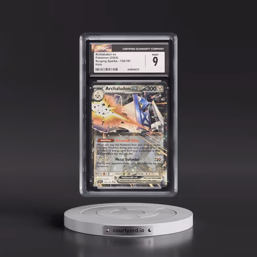 2024 Surging Sparks - SSP EN #130/191 Archaludon ex - Holo (CGC 9 MINT)