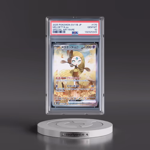 2025 Pokémon Sv11b-Black Bolt #170 Meloetta EX - Holo Special Art Rare (PSA 10 GEM MINT)