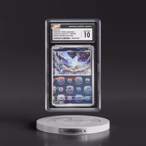 2023 Pokémon Card 151 #144/165 Articuno - Reverse Holo Master Ball (CGC 10 GEM MINT)